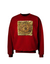 Stone Carving Sepia Adult Dark Sweatshirt-Sweatshirts-TooLoud-Deep-Red-Small-Davson Sales