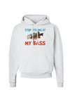 Stop Staring At My Bass Hoodie Sweatshirt-Hoodie-TooLoud-White-Small-Davson Sales