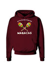 Stop Staring At My Maracas Dark Hoodie Sweatshirt-Hoodie-TooLoud-Maroon-Small-Davson Sales