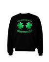 Stop Staring At My Shamrocks Adult Dark Sweatshirt-Sweatshirts-TooLoud-Black-Small-Davson Sales