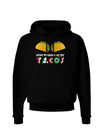 Stop Staring At My Tacos Dark Hoodie Sweatshirt-Hoodie-TooLoud-Black-Small-Davson Sales