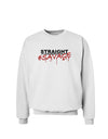 Straight Savage Sweatshirt-Sweatshirts-TooLoud-White-Small-Davson Sales