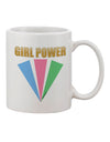 Striped 11 oz Coffee Mug for Empowered Women - TooLoud-11 OZ Coffee Mug-TooLoud-White-Davson Sales