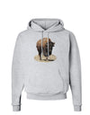 Strong Bison Cutout Hoodie Sweatshirt-Hoodie-TooLoud-AshGray-Small-Davson Sales