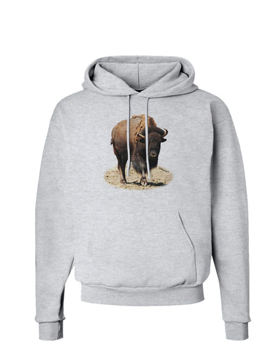 Strong Bison Cutout Hoodie Sweatshirt-Hoodie-TooLoud-AshGray-Small-Davson Sales