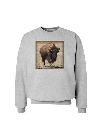 Strong Bison Sweatshirt-Sweatshirts-TooLoud-AshGray-Small-Davson Sales