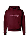 Stronger Everyday Breast Cancer Awareness Ribbon Dark Hoodie Sweatshirt-Hoodie-TooLoud-Maroon-Small-Davson Sales