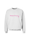 Stronger Everyday Breast Cancer Awareness Ribbon Sweatshirt-Sweatshirts-TooLoud-White-Small-Davson Sales