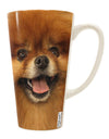 Stunning 16 Ounce Conical Latte Coffee Mug with Adorable Red Pomeranian All Over Print - TooLoud-Conical Latte Mug-TooLoud-White-Davson Sales