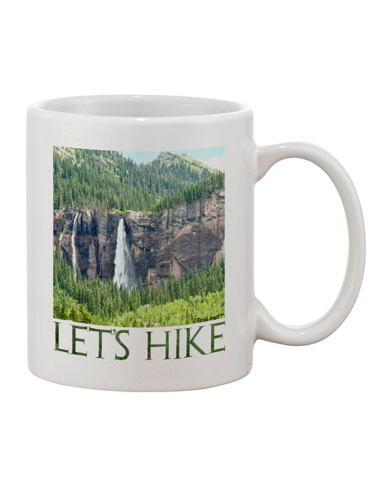 Stunning Cliffs - Embark on a Hiking Adventure with the Exquisite 11 oz Coffee Mug by TooLoud-11 OZ Coffee Mug-TooLoud-White-Davson Sales