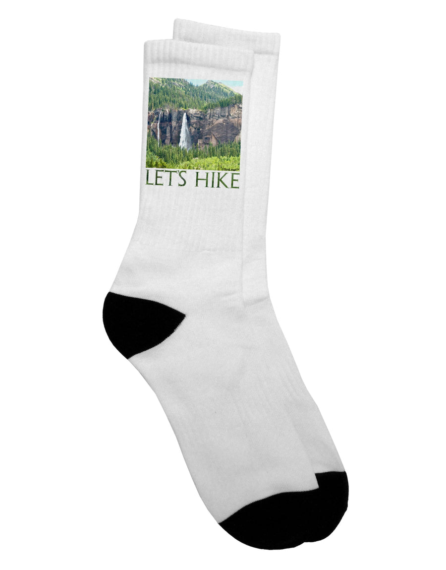 Stunning Cliffs - Exquisite Adult Crew Socks by TooLoud-Socks-TooLoud-White-Ladies-4-6-Davson Sales