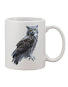 Stunning Great Horned Owl Photo Printed 11 oz Coffee Mug - Exquisite Drinkware TooLoud-11 OZ Coffee Mug-TooLoud-White-Davson Sales