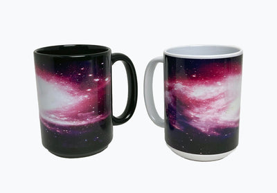 Stunning Purple Galaxy AOP Printed 11 oz Coffee Mug - Elevate Your Sipping Experience TooLoud-11 OZ Coffee Mug-TooLoud-White-Davson Sales