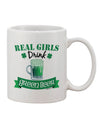 Stylish 11 oz Coffee Mug for the Discerning Green Beer Enthusiast - TooLoud-11 OZ Coffee Mug-TooLoud-White-Davson Sales