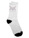 Stylish Adult Crew Socks featuring an Adorable Snowwoman Couple - TooLoud-Socks-TooLoud-White-Ladies-4-6-Davson Sales