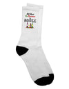 Stylish Adult Crew Socks for the Discerning Connoisseur - TooLoud-Socks-TooLoud-White-Ladies-4-6-Davson Sales