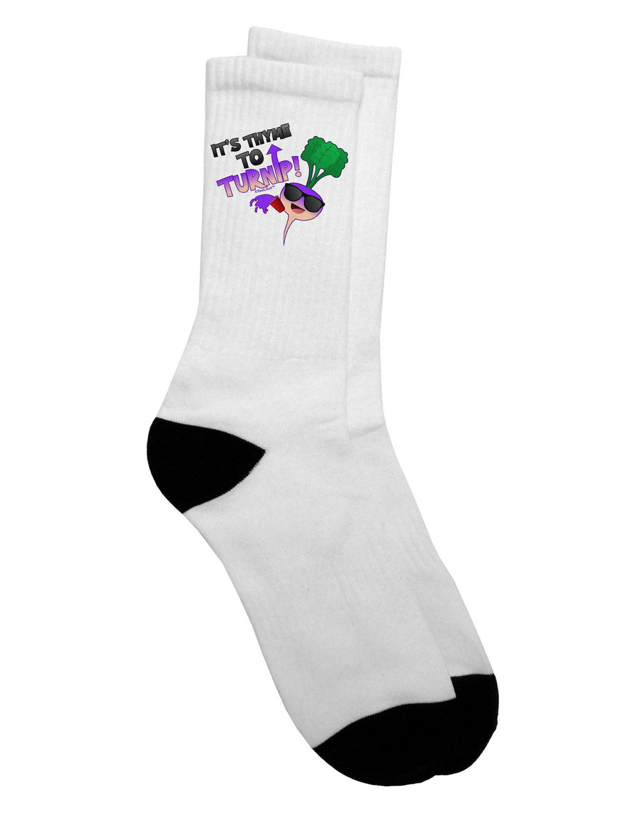 Stylish Adult Crew Socks for the Season - TooLoud-Socks-TooLoud-White-Ladies-4-6-Davson Sales