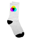 Stylish Adult Crew Socks in CMYK Color Model - Enhance Your Wardrobe with TooLoud-Socks-TooLoud-White-Ladies-4-6-Davson Sales