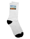 Stylish Adult Crew Socks with Captivating Scenic Design - TooLoud-Socks-TooLoud-White-Ladies-4-6-Davson Sales