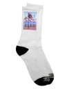 Stylish Adult Crew Socks with Los Angeles Beach Filter - TooLoud-Socks-TooLoud-White-Ladies-4-6-Davson Sales