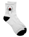 Stylish Adult Short Socks with Black Widow Spider Design - TooLoud-Socks-TooLoud-White-Ladies-4-6-Davson Sales
