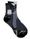 Stylish All Over Print Adult Short Socks for Police Enthusiasts - TooLoud-Socks-TooLoud-White-Ladies-4-6-Davson Sales