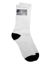 Stylish American Flag Galaxy Adult Crew Socks - Enhance Your Wardrobe with TooLoud-Socks-TooLoud-White-Ladies-4-6-Davson Sales