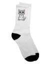 Stylish and Adorable Dr Cat MD Adult Crew Socks - by TooLoud-Socks-TooLoud-White-Ladies-4-6-Davson Sales