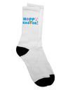 Stylish and Charming Hoppy Easter Adult Crew Socks - by TooLoud-Socks-TooLoud-White-Ladies-4-6-Davson Sales