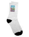 Stylish and Comfortable Adult Crew Socks from CO Cliffside Tree - TooLoud-Socks-TooLoud-White-Ladies-4-6-Davson Sales