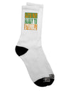 Stylish and Comfortable Adult Crew Socks - TooLoud-Socks-TooLoud-White-Ladies-4-6-Davson Sales