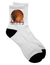 Stylish and Comfortable Adult Short Socks Inspired by the Enigmatic Planet Mars - TooLoud-Socks-TooLoud-White-Ladies-4-6-Davson Sales