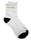 Stylish and Comfortable Adult Short Socks - TooLoud-Socks-TooLoud-White-Ladies-4-6-Davson Sales