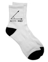 Stylish and Comfortable Baby and Adult Short Socks - TooLoud-Socks-TooLoud-White-Ladies-4-6-Davson Sales