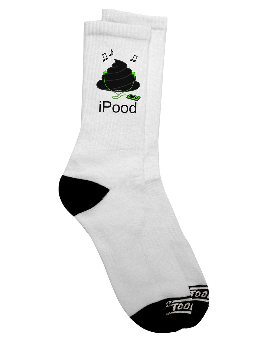 Stylish and Comfortable iPood Adult Crew Socks - TooLoud-Socks-TooLoud-White-Ladies-4-6-Davson Sales