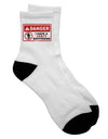 Stylish and Edgy Adult Short Socks for the Bold and Adventurous - TooLoud-Socks-TooLoud-White-Ladies-4-6-Davson Sales