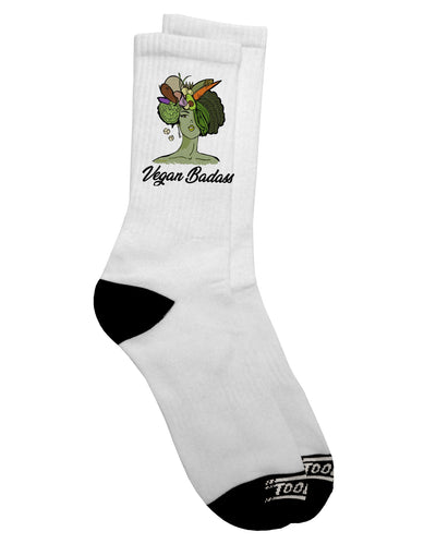 Stylish and Ethical Dark Adult Socks for the Vegan Fashionista - TooLoud-Socks-TooLoud-Crew-Ladies-4-6-Davson Sales