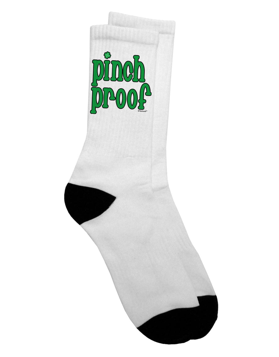 Stylish and Festive St. Patrick's Day Adult Crew Socks - TooLoud-Socks-TooLoud-White-Ladies-4-6-Davson Sales