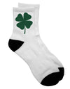 Stylish and Festive St. Patrick's Day Adult Short Socks - TooLoud-Socks-TooLoud-White-Ladies-4-6-Davson Sales