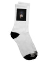 Stylish and Frightening Black Bear Adult Crew Socks - TooLoud-Socks-TooLoud-White-Ladies-4-6-Davson Sales