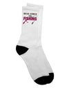 Stylish and Functional Adult Crew Socks for Passionate Female Anglers - TooLoud-Socks-TooLoud-White-Ladies-4-6-Davson Sales