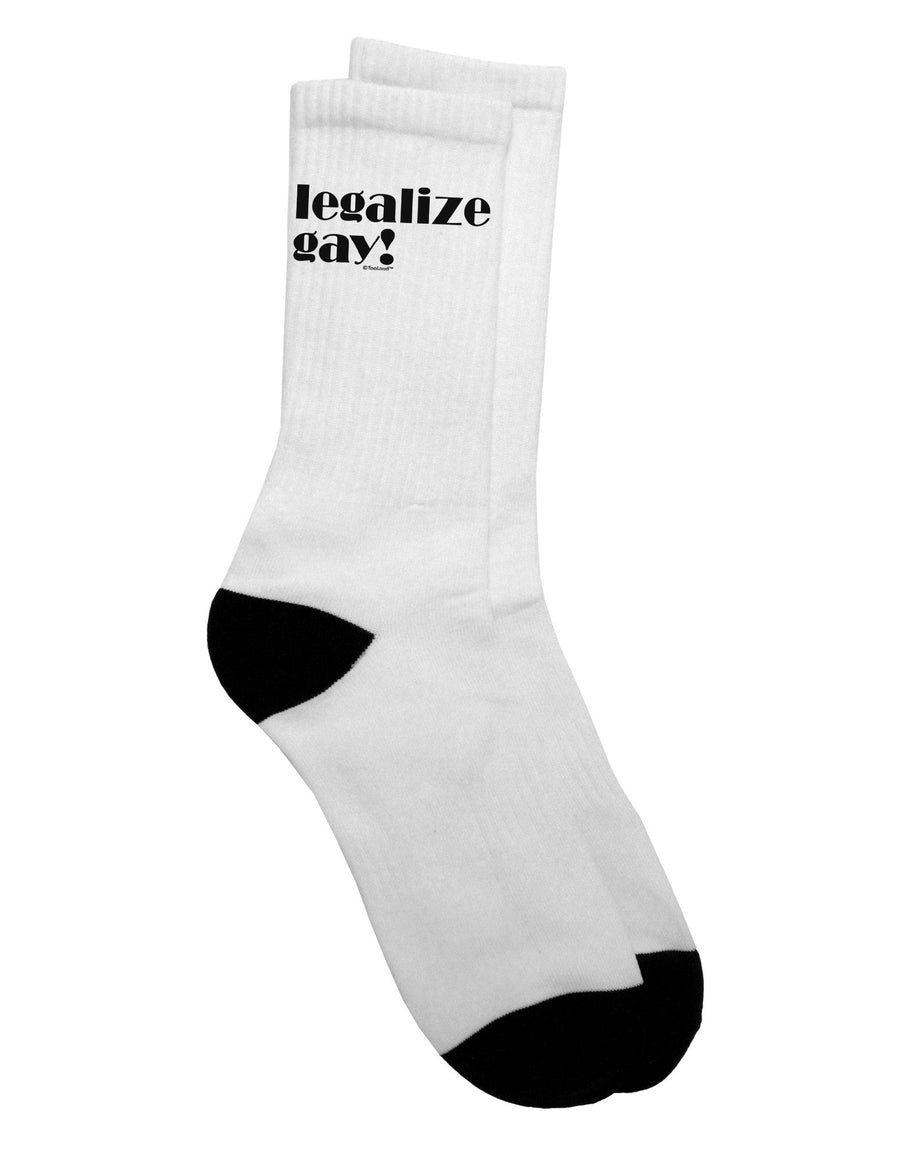 Stylish and Inclusive Adult Crew Socks - TooLoud-Socks-TooLoud-White-Ladies-4-6-Davson Sales