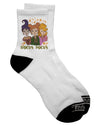 Stylish and Mysterious Adult Socks for the Enigmatic Witch - TooLoud-Socks-TooLoud-Short-Ladies-4-6-Davson Sales