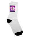Stylish and Playful Astronaut Cat Adult Crew Socks - TooLoud-Socks-TooLoud-White-Ladies-4-6-Davson Sales