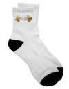 Stylish and Quirky Unfortunate Cookie Adult Short Socks - TooLoud-Socks-TooLoud-White-Ladies-4-6-Davson Sales