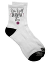 Stylish and Resilient Adult Socks for the Modern Individual - TooLoud-Socks-TooLoud-Short-Ladies-4-6-Davson Sales