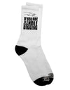 Stylish and Sophisticated Dark Adult Socks - TooLoud-Socks-TooLoud-Crew-Ladies-4-6-Davson Sales