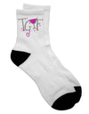 Stylish and Sophisticated TGIF Martini Short Socks - TooLoud-Socks-TooLoud-White-Ladies-4-6-Davson Sales