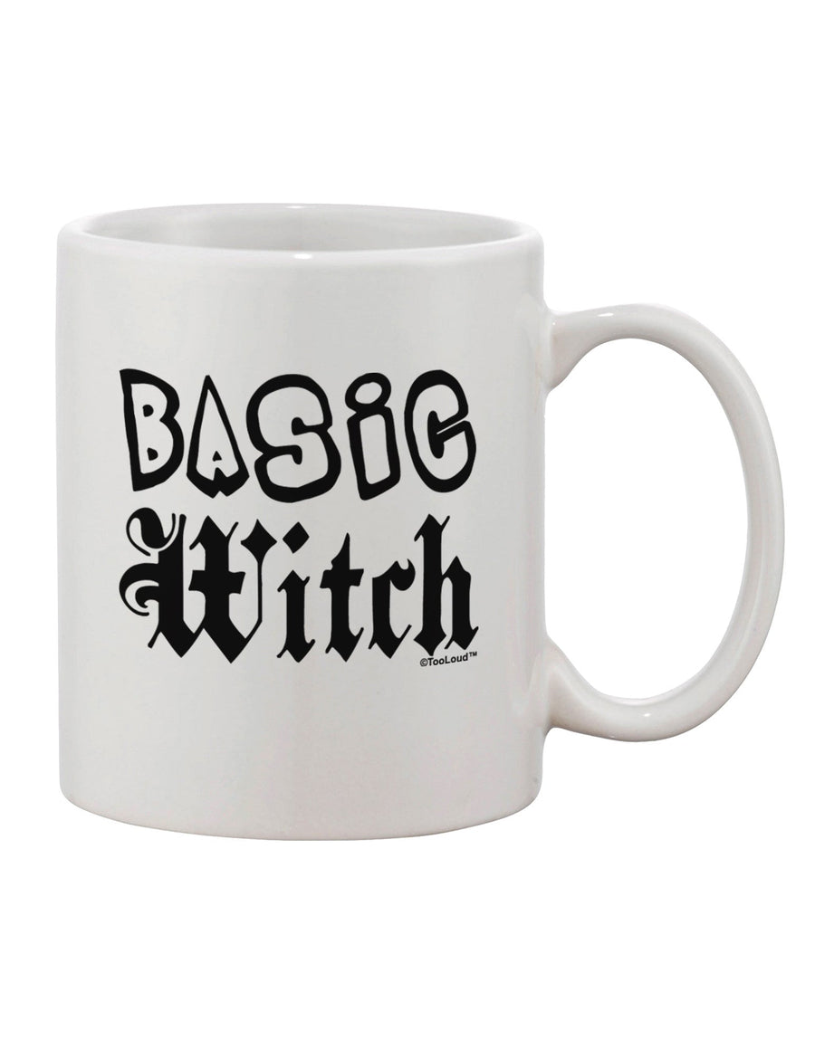 Stylish and Spooky Basic Witch Printed 11 oz Coffee Mug - TooLoud-11 OZ Coffee Mug-TooLoud-White-Davson Sales