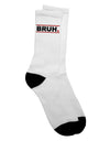Stylish and Trendy Adult Crew Socks - Enhance Your Wardrobe with Sophisticated Appeal - TooLoud-Socks-TooLoud-White-Ladies-4-6-Davson Sales